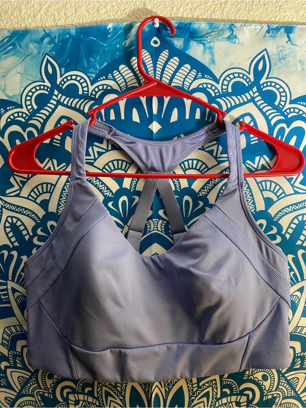 Avia Lavender Racerback Sports Bra